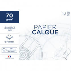 POCHETTE CALQUE  21*29,7 12 pages