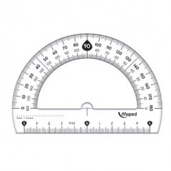 Rapporteur plastique 180°
