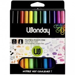 Pochette de feutre de couleur WONDAY