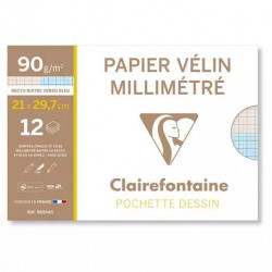 Papier millimétré 21*29,7 cm