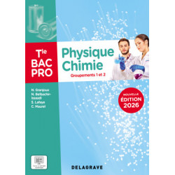 Physique - Chimie Tle Bac Pro Groupements 1 et 2 (2026) - Pochette élève